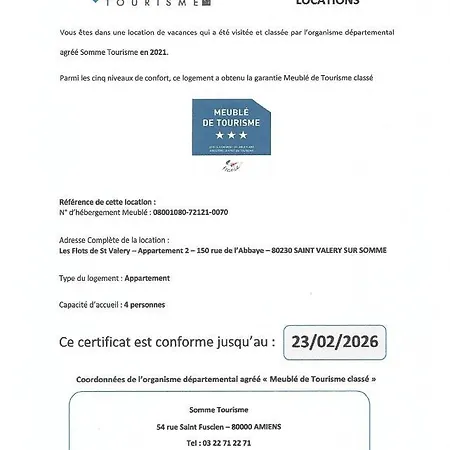 Les Flots De St Val Appartement